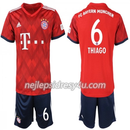 Fotbalový Dres FC Bayern Mnichov Thiago 6 Dětské Domácí 2018/19